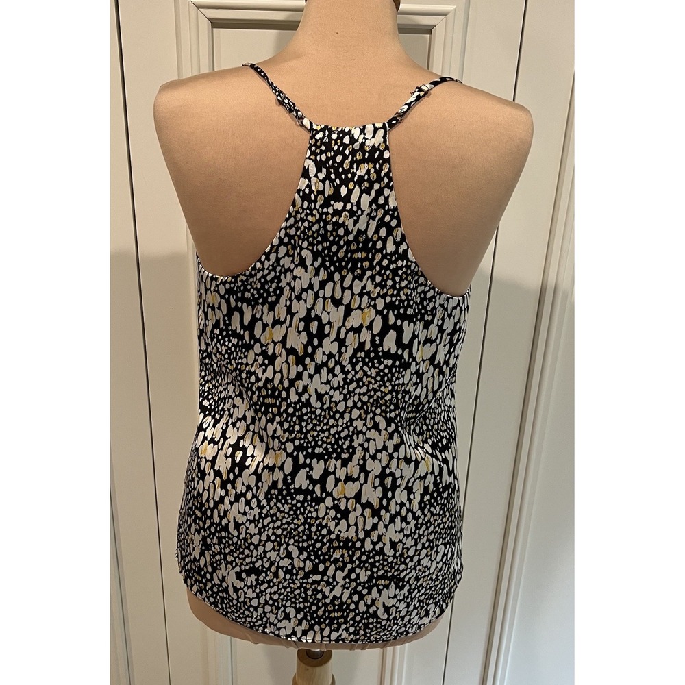 Evereve Roan & Ryan Cora Printed Cami Size Small Gold & Black Top Boho Layering - Picture 6 of 11